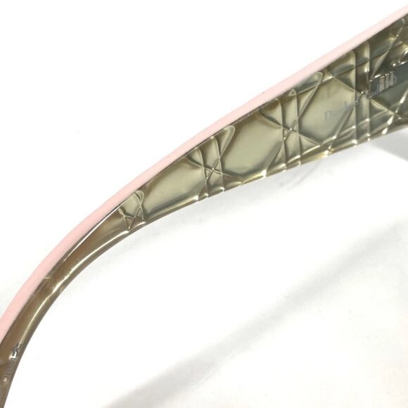 CHRISTIAN DIOR NQHHD Lady Dior Cannage logo Bicolor glasses eyewear sunglasses - Picture 5 of 14